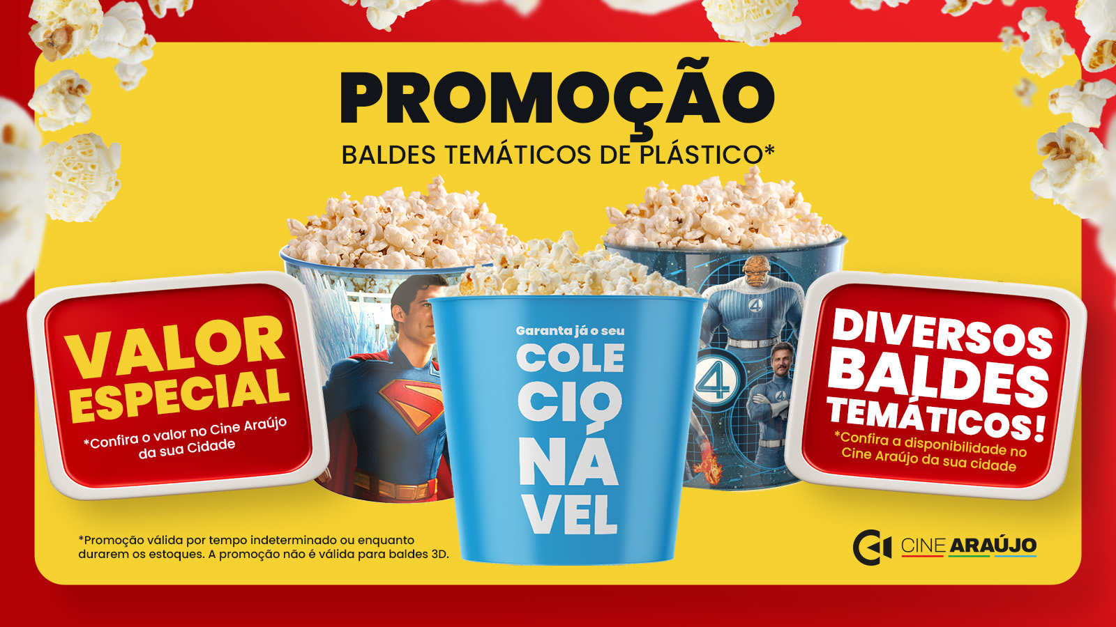 Promoção Baldes
